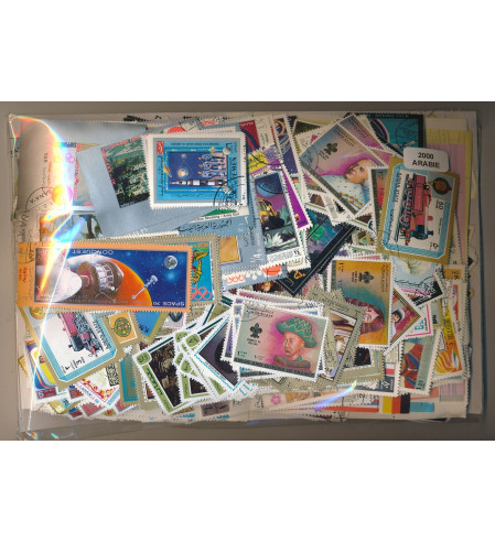 Arabia - Paqueteria - US - 2000 sellos diferentes