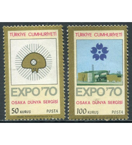 Turquia - 1970 - Correo - Nº 01939/40 - ** - Exp.Univ.Osaka