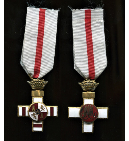 Condecoraciones - España - 1936 - Nº PG0181 - Cruz Primera clase Orden del Merito Militar. 1936-1975 / Pensionada distintivo Bla