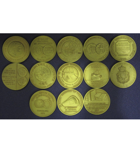 España - Medalla - Nº 00057 - FDC / MS - Coleccion Medallas ANE (sociació Numismatica años 1978 a 1990 (13 piezas)
