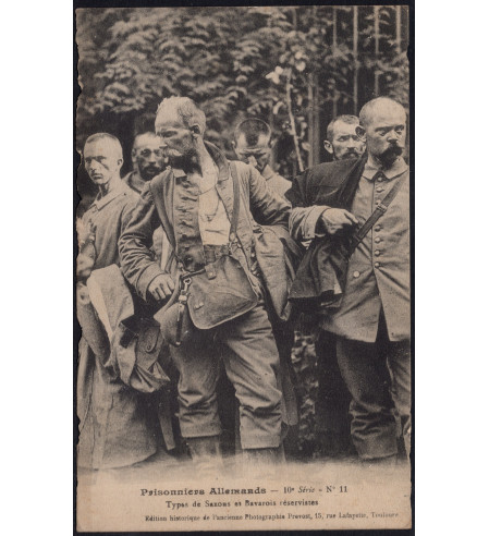 Postales - Varios - Nº 00005 - Prisioneros Alemanes en Tolouse - types Saxons et Bavarois réservistes / 1ª Guerra Mundial 1914-1