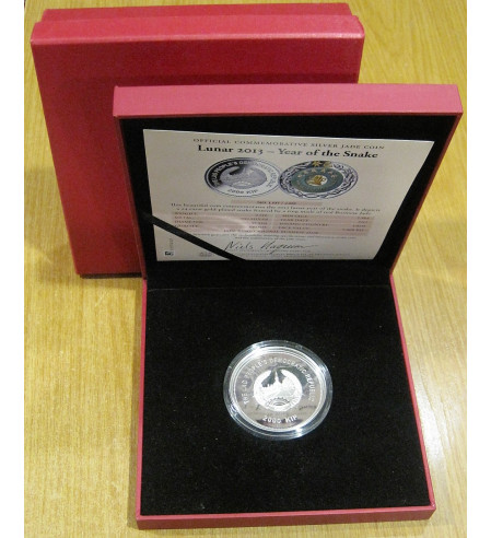 Laos - 2014 - Monedas Conmemorativas - Nº N-2014-01 - PROOF - 2000 Kip 2014 / Año Caballo-Horse /  62,20 gr. plata pura / En est