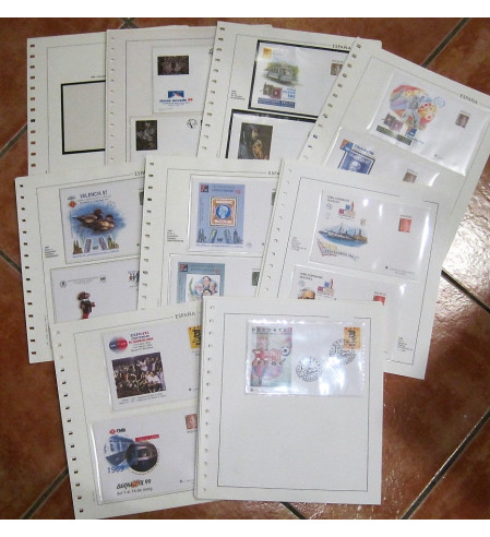 España - 2º Centenario - Lotes y colecciones - Nº 03700 - (*)/US - Colección Sobres entero postales años 1986 a 1999, practicame