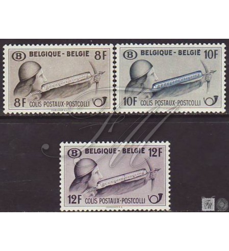 Bélgica - 1946 - Paquete postal - Nº 00295/97 - Nuevo con fijasellos - */MH - Arma