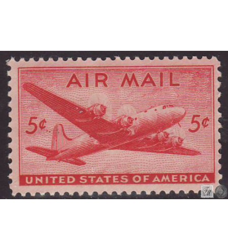 Estados Unidos - 1946 - Aereo - Nº 00033 - Nuevo con fijasellos - */MH