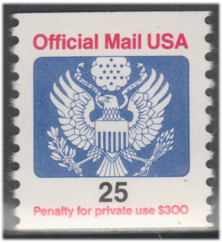 Estados Unidos - 1988 - Servicio - Nº 00111 - Nuevo sin fijasellos - **