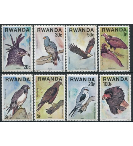 Rwanda - 1977 - Correo - Nº 00804/11 - Nuevo sin fijasellos - ** - Fauna pajaros